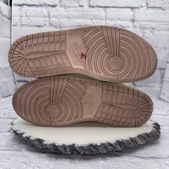 Nike Air Jordan 1 Mid SE Seersucker FQ1926-161 Sneakers Retro Womens Size 12 - Picture 10 of 10